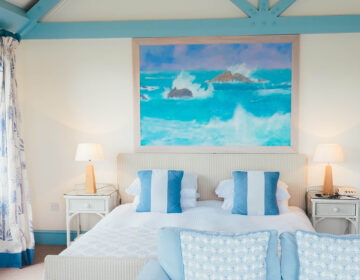 Chambray Fringe Quilt Cover - Dove